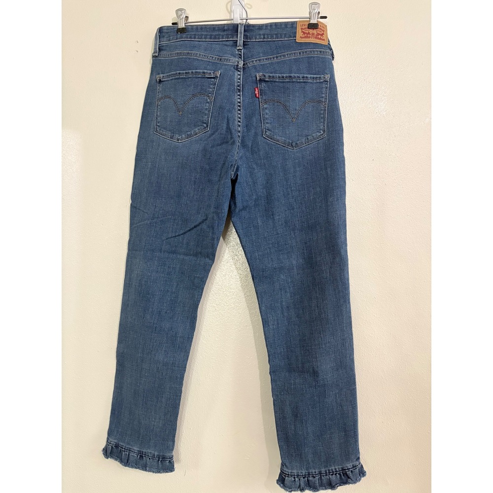 Levis Mid Rise Skinny Unique Hem 8